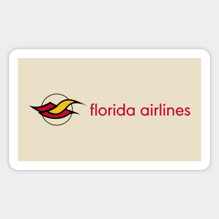 Retro Airlines - Florida Airlines 1970s Magnet